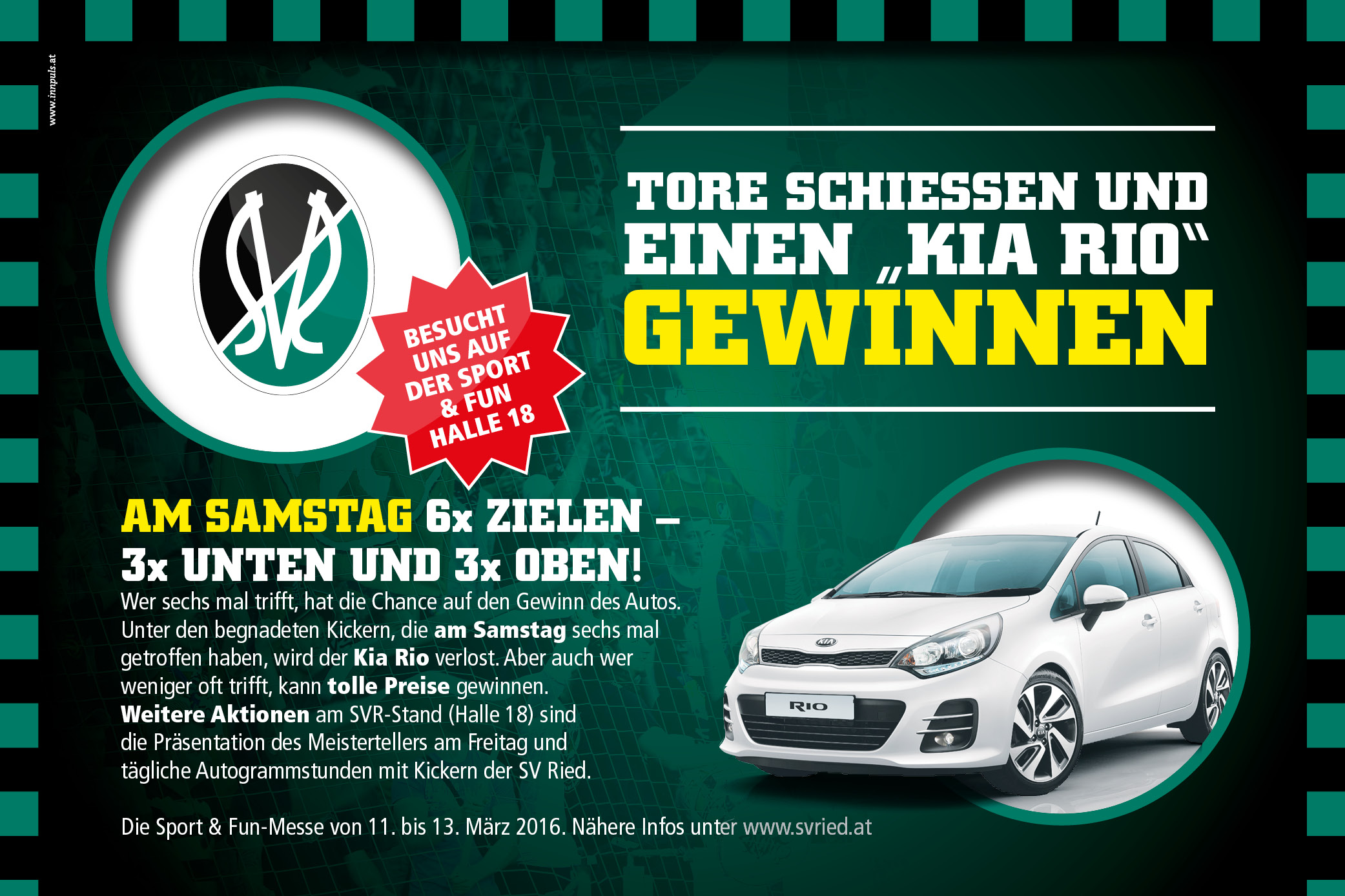 Tore schießen und ein Auto gewinnen - SV Ried