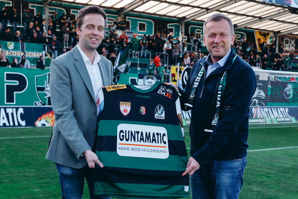 Guntamatic auch 2024/25 Hauptsponsor der SV Guntamatic Ried