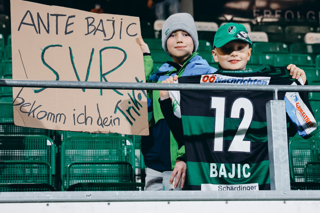 Familientag in der Innviertel Arena beim Match gegen Sturm Graz II